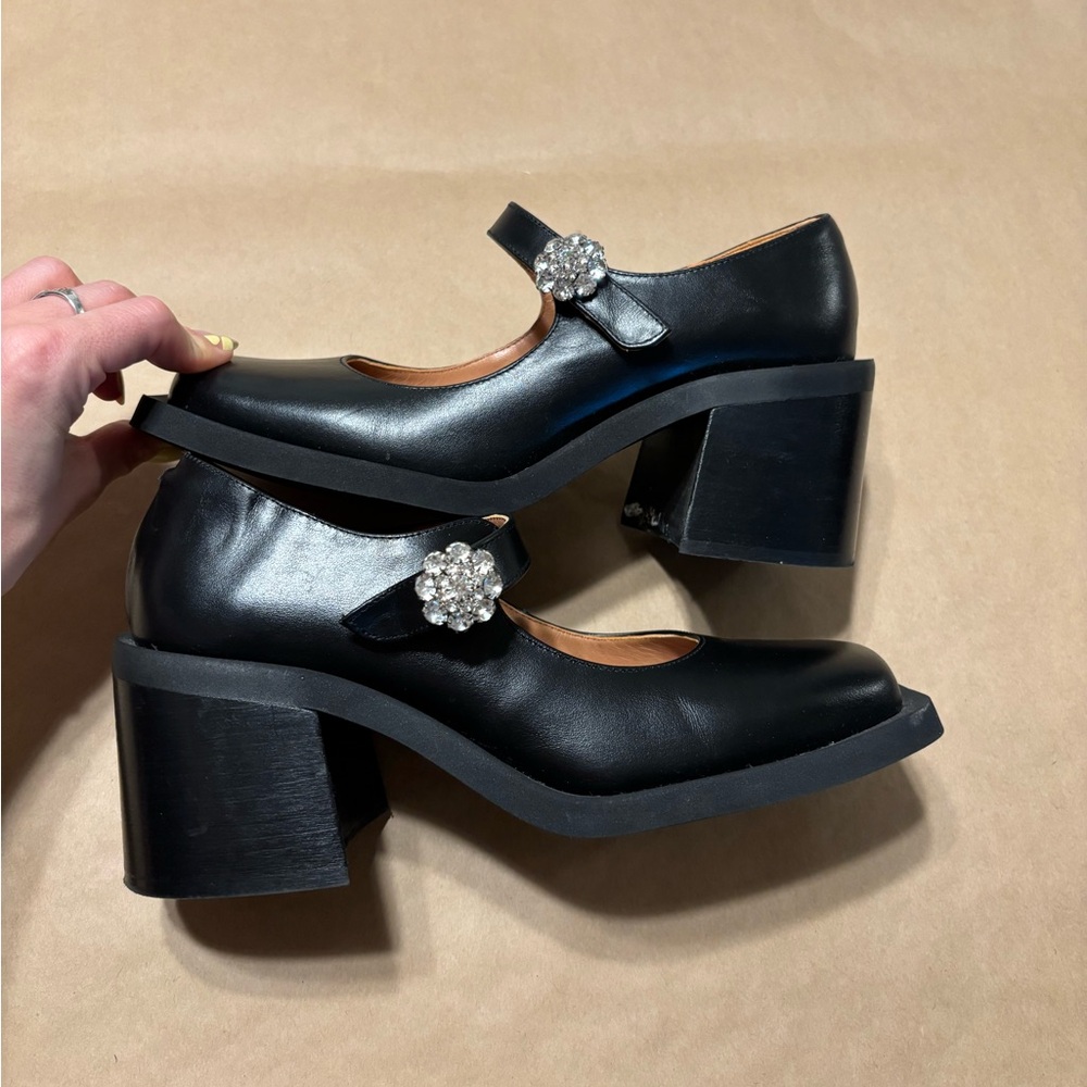 GANNI Leather Mary Jane Pumps‎ - Picture 2 of 7